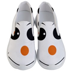 Happy Face With Orange Nose Vector File Men s Lightweight Slip Ons by Sudhe