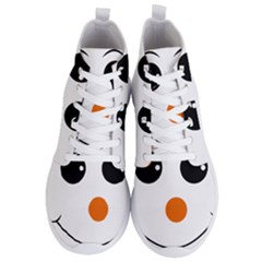 Happy Face With Orange Nose Vector File Men s Lightweight High Top Sneakers by Sudhe