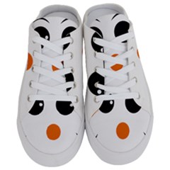 Happy Face With Orange Nose Vector File Half Slippers by Sudhe