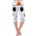 Happy Face With Orange Nose Vector File Lightweight Velour Cropped Yoga Leggings View1