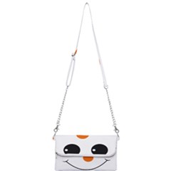 Happy Face With Orange Nose Vector File Mini Crossbody Handbag by Sudhe