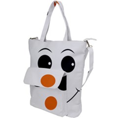 Happy Face With Orange Nose Vector File Shoulder Tote Bag by Sudhe