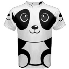 Bear Panda Bear Panda Animals Men s Cotton Tee by Sudhe