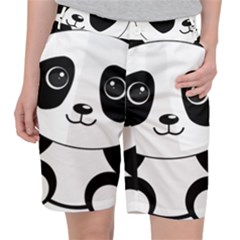 Bear Panda Bear Panda Animals Pocket Shorts by Sudhe