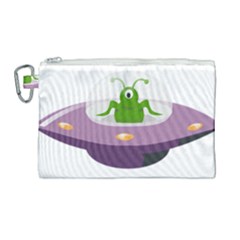 Ufo Canvas Cosmetic Bag (large) by Sudhe