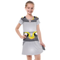 Cute Penguin Animal Kids  Cross Web Dress by Sudhe