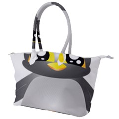 Cute Penguin Animal Canvas Shoulder Bag by Sudhe