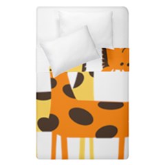 Giraffe Africa Safari Wildlife Duvet Cover Double Side (single Size) by Sudhe