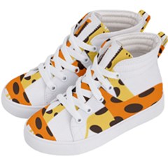 Giraffe Africa Safari Wildlife Kids  Hi-top Skate Sneakers by Sudhe