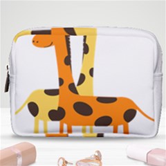 Giraffe Africa Safari Wildlife Make Up Pouch (medium) by Sudhe