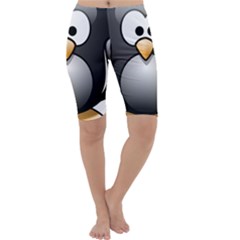 Penguin Birds Aquatic Flightless Cropped Leggings  by Sudhe