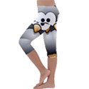 Penguin Birds Aquatic Flightless Kids  Lightweight Velour Capri Leggings  View2