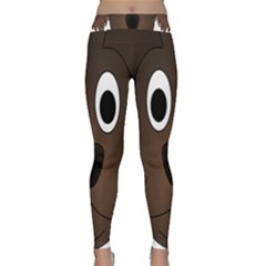 Dog Pup Animal Canine Brown Pet Classic Yoga Leggings by Sudhe