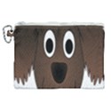 Dog Pup Animal Canine Brown Pet Canvas Cosmetic Bag (XL) View1