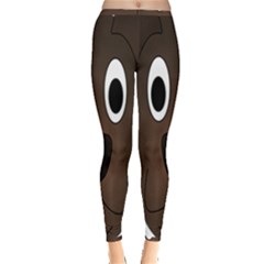 Dog Pup Animal Canine Brown Pet Inside Out Leggings by Sudhe