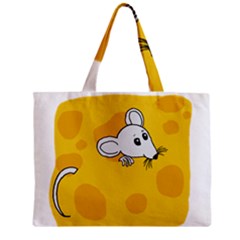 Rat Mouse Cheese Animal Mammal Zipper Mini Tote Bag by Sudhe