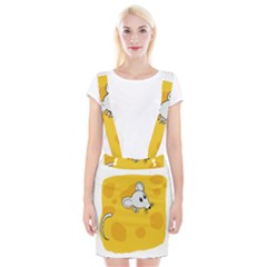 Rat Mouse Cheese Animal Mammal Braces Suspender Skirt by Sudhe