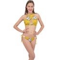 Rat Mouse Cheese Animal Mammal Cross Front Halter Bikini Set View1