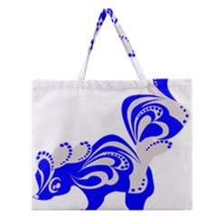 Skunk Animal Still From Zipper Large Tote Bag by Sudhe