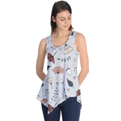 Grey Toned Pattern Sleeveless Tunic by Sudhe