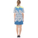 Ram Zodiac Sign Zodiac Moon Star Sixties Short Sleeve Mini Dress View2