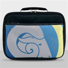 Ram Zodiac Sign Zodiac Moon Star Lunch Bag by Sudhe