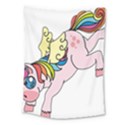 Unicorn Arociris Raimbow Magic Medium Tapestry View1