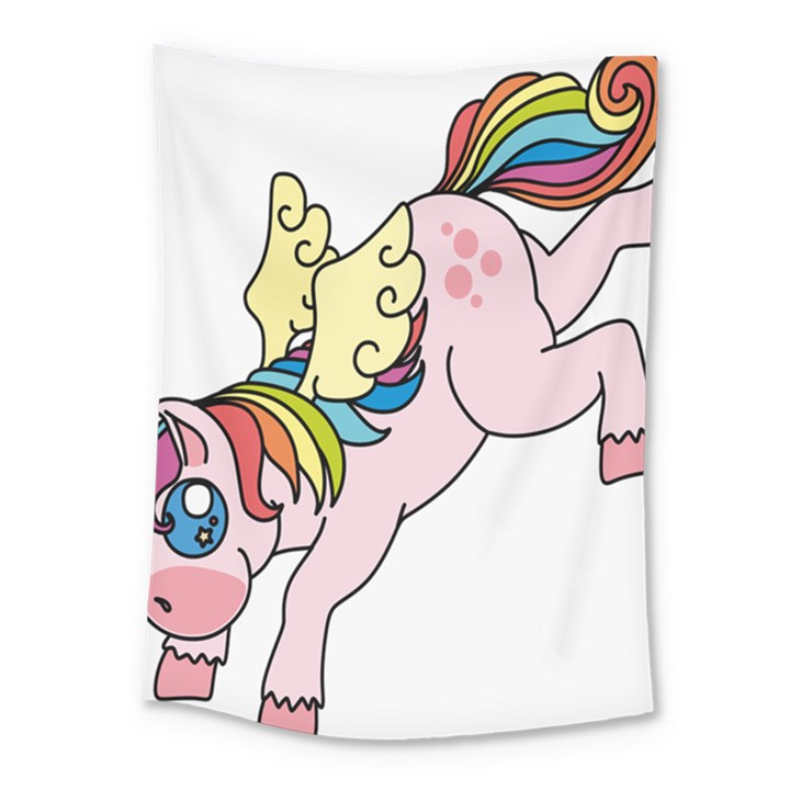 Unicorn Arociris Raimbow Magic Medium Tapestry