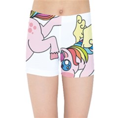 Unicorn Arociris Raimbow Magic Kids  Sports Shorts