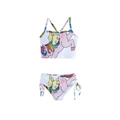 Unicorn Arociris Raimbow Magic Girls  Tankini Swimsuit by Sudhe