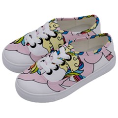 Unicorn Arociris Raimbow Magic Kids  Classic Low Top Sneakers by Sudhe