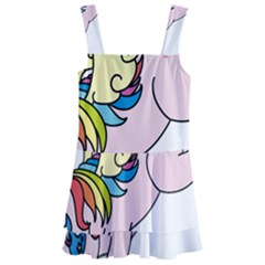 Unicorn Arociris Raimbow Magic Kids  Layered Skirt Swimsuit by Sudhe