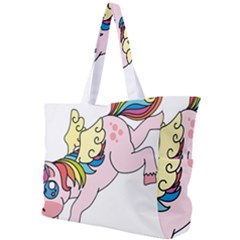 Unicorn Arociris Raimbow Magic Simple Shoulder Bag by Sudhe