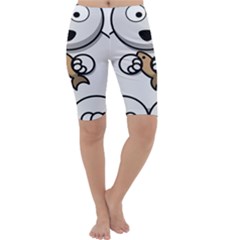 Bear Polar Bear Arctic Fish Mammal Cropped Leggings  by Sudhe