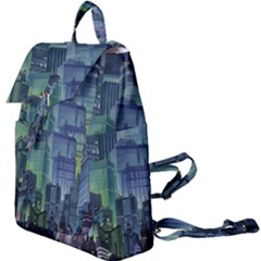 City Night Landmark Buckle Everyday Backpack by Sudhe