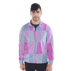 Geometric Pattern Design Pastels Windbreaker (men)