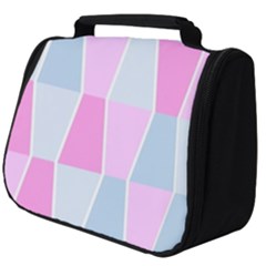 Geometric Pattern Design Pastels Full Print Travel Pouch (big)