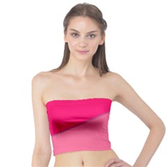 Geometric Shapes Magenta Pink Rose Tube Top