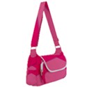 Geometric Shapes Magenta Pink Rose Post Office Delivery Bag View1