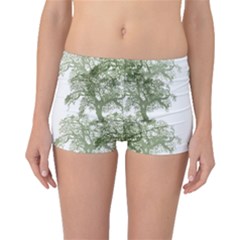 Trees Tile Horizonal Boyleg Bikini Bottoms by Sudhe