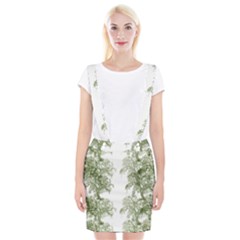 Trees Tile Horizonal Braces Suspender Skirt