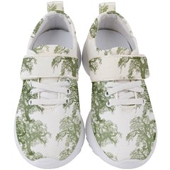 Trees Tile Horizonal Kids  Velcro Strap Shoes