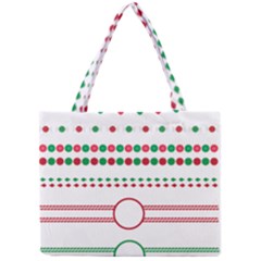 Christmas Borders Frames Holiday Mini Tote Bag