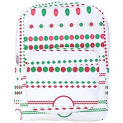 Christmas Borders Frames Holiday Full Print Backpack