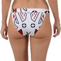 Traditional Art Torajan Pattern Band Bikini Bottom View2