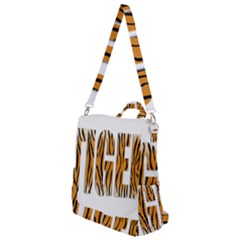 Tiger Bstract Animal Art Pattern Skin Crossbody Backpack by Sudhe