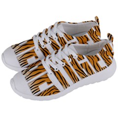 Tiger Bstract Animal Art Pattern Skin Men s Lightweight Sports Shoes by Sudhe