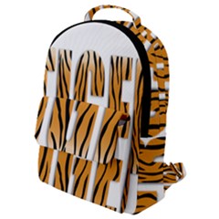 Tiger Bstract Animal Art Pattern Skin Flap Pocket Backpack (small) by Sudhe