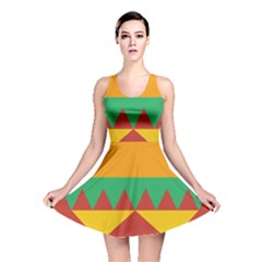 Burger Bread Food Cheese Vegetable Reversible Skater Dress by Sudhe