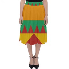 Burger Bread Food Cheese Vegetable Classic Midi Skirt